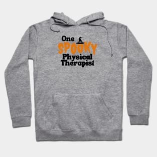 Physical Therapy Halloween Design with Black Letters Hoodie